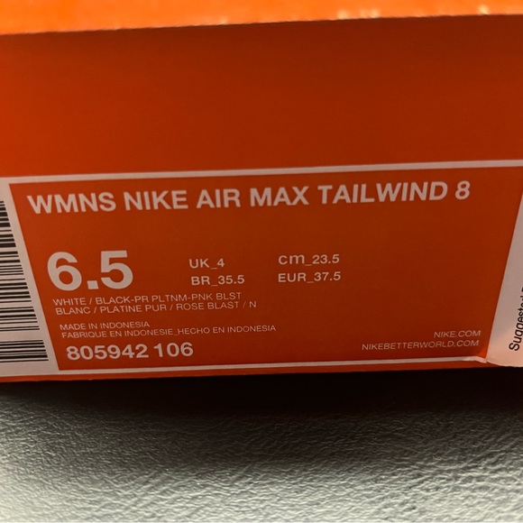 Women’s Nike Air Max Tailwind 8 - Brand New in Box - Size 6.5 - Picture 7 of 7